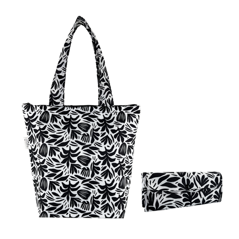 Insulated Folding Market Tote Assorted