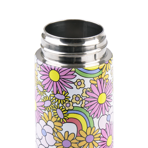 Stainless Steel Double Wall Insulated Kid's Drink Bottle with Sipper Straw 550ml