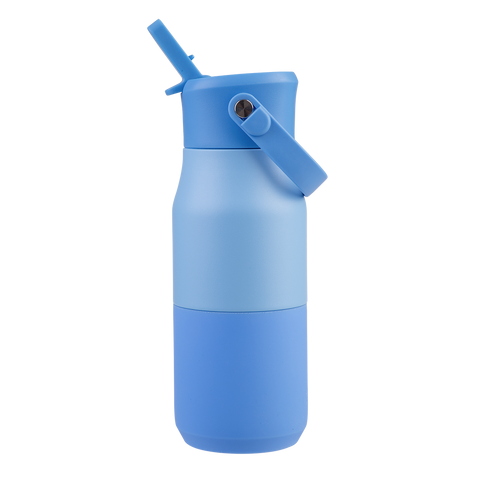 Stainless Steel Double Wall Insulated 'Jnr' Drink Bottle W/ Sipper 400ml
