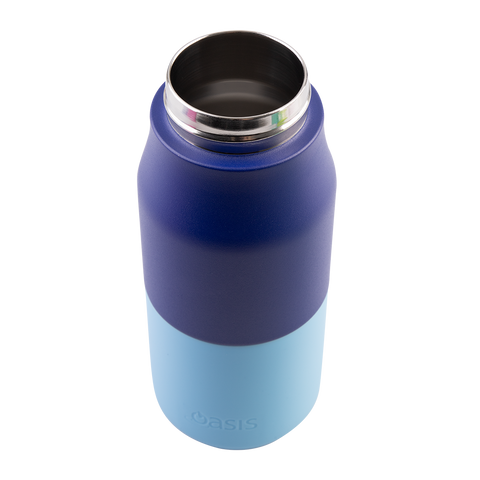 Stainless Steel Double Wall Insulated 'Jnr' Drink Bottle W/ Sipper 400ml