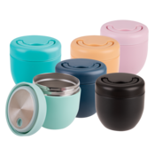 Stainless Steel Double Wall Insulated Food Pod 470ml - 8 Colors