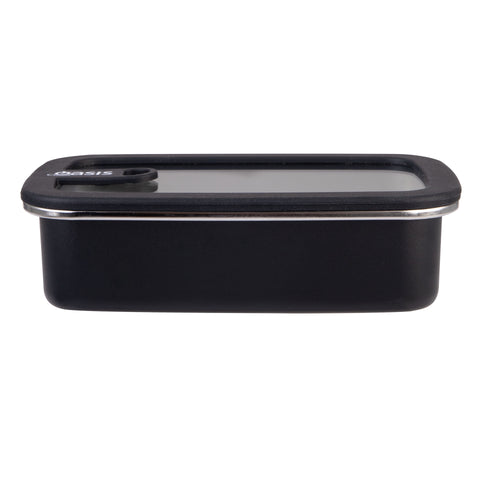 Microwave Safe Rectangular Stainless Steel Container 700ml