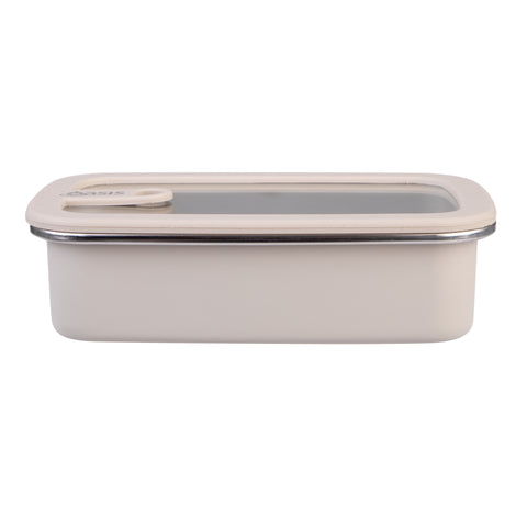 Microwave Safe Rectangular Stainless Steel Container 700ml