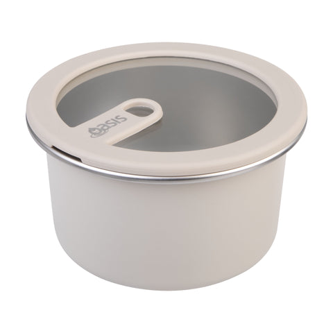 Microwave Safe Round Stainless Steel Container 680ml