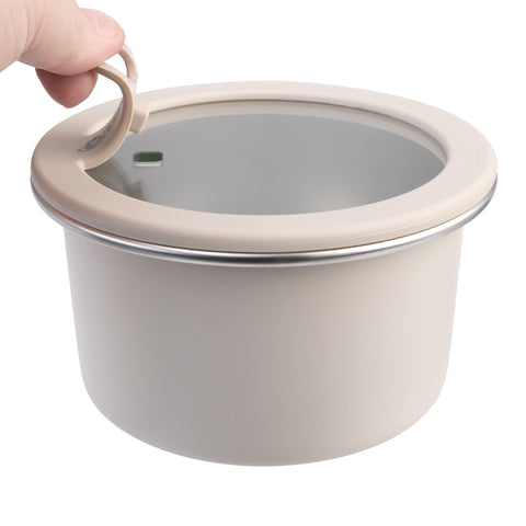 Microwave Safe Round Stainless Steel Container 680ml