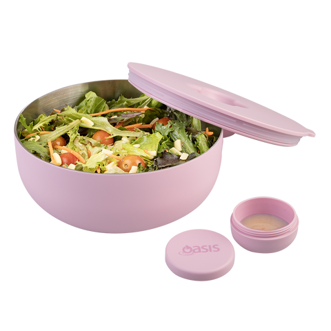 Stainless Steel Double Wall Insulated Fresh'n'go Lunch Bowl 950ml