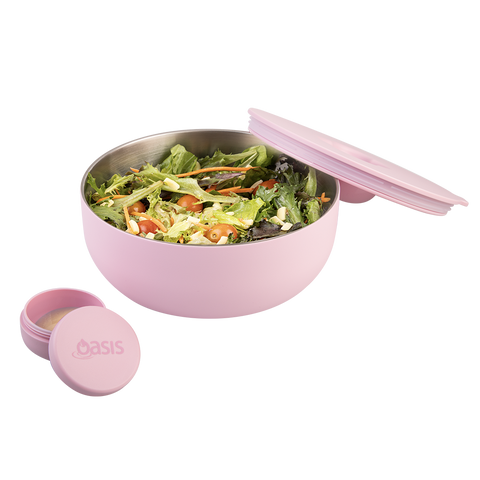 Stainless Steel Double Wall Insulated Fresh'n'go Lunch Bowl 950ml