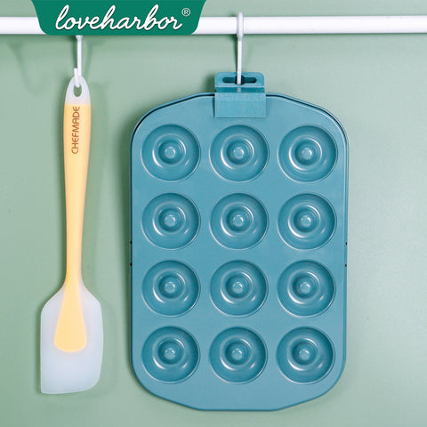 Loveharbor Green Earth Non-Stick Mini Donut Pan