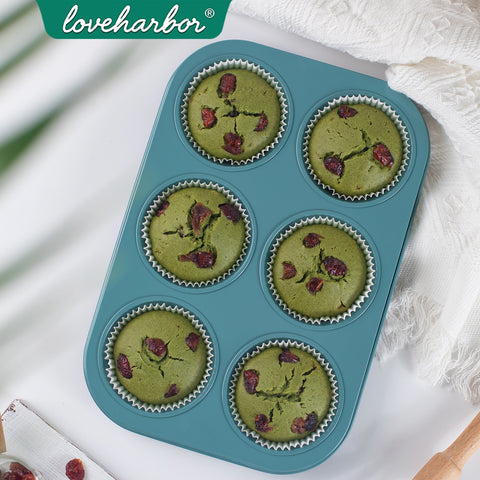 Loveharbor Green Earth Non-Stick Muffin Pan
