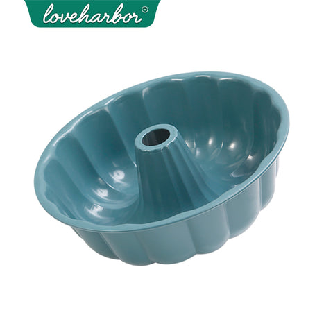 Loveharbor Green Earth Non-Stick Fluted Cake Pan