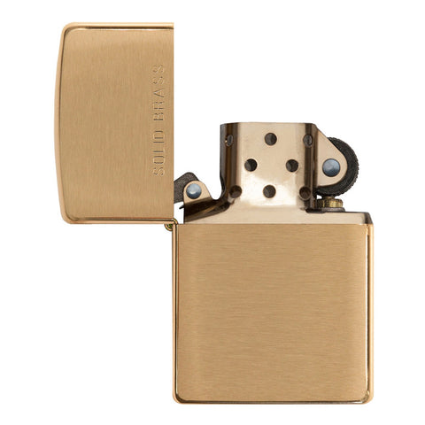 Brushed Finish Brass With Solid Brass Etch