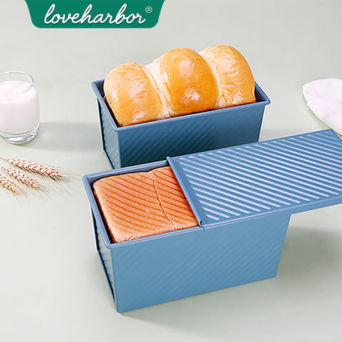 Loveharbor Green Earth Non-Stick Covered Loaf Pan