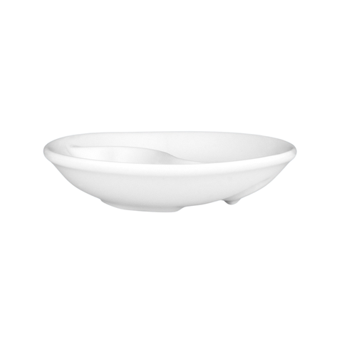 Round Divided Dish 10cm - New Bone