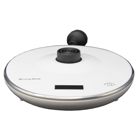 Living Mode handy cooker, multi purpose cooker with rice cooking function and heat proof body 1.8 L, white