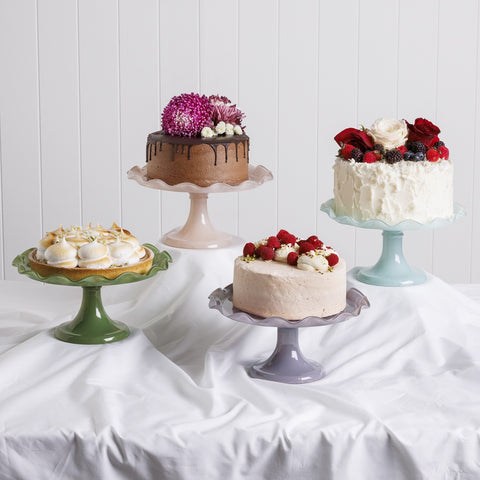 Ruffle Cake Stand 26cm Iris