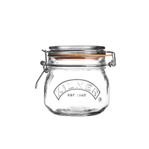 Round Clip Top Jar 500ml