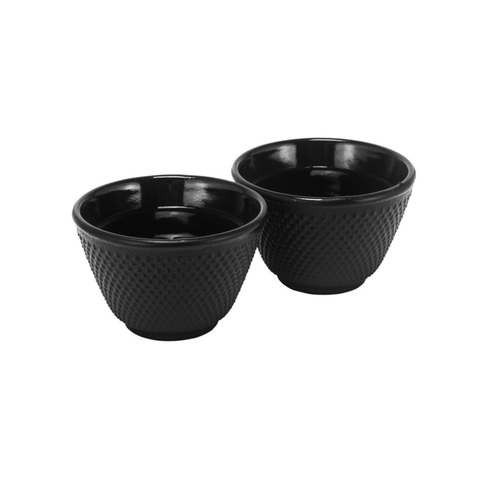 Hobnail Cast Iron Tea Cup-Set Of 2