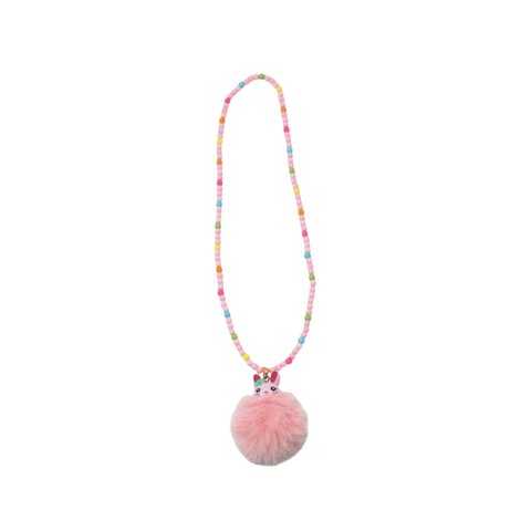 Pom Pom Bunny Necklace