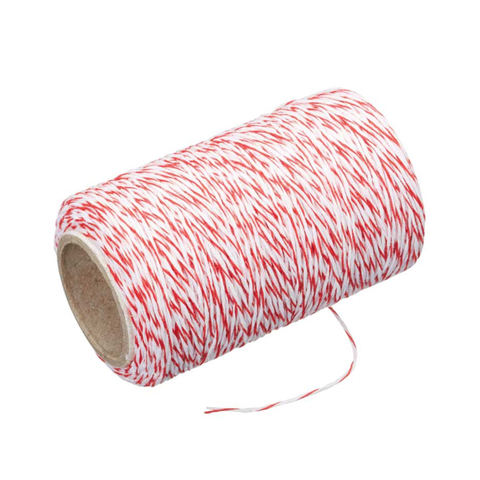 Butcher Twine With Cutter Red/White