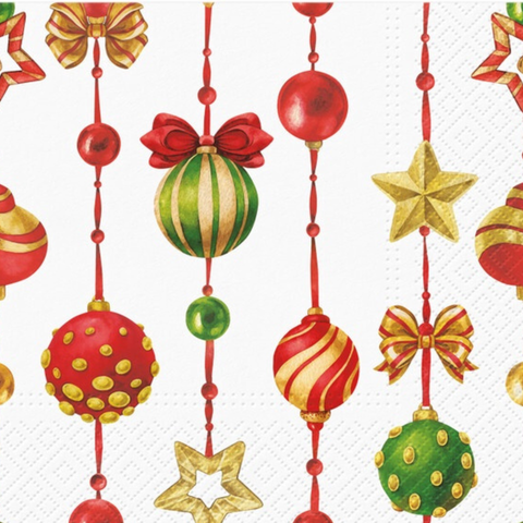 Lunch Napkin, 33 x 33 cm - Adorned Ornaments