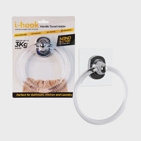 White Magic I-Hook Hand Towel Holder