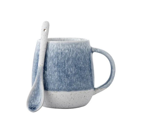 Lodge Hug Mug & Spoon Set - 6 Colors