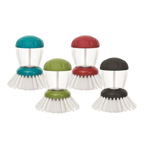 Dish Brush With Liquid Soap Dispenser