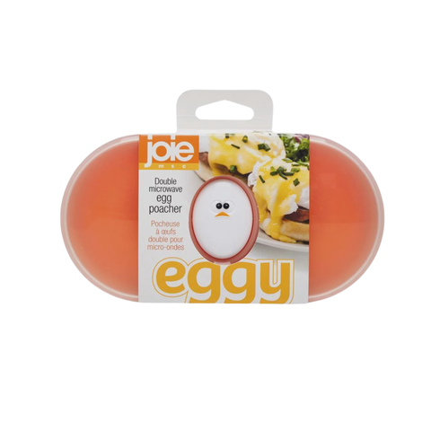 Eggy Double Microwave Egg Poacher, 16.7x4.3x8.9cm