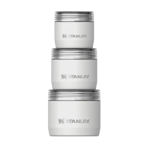Storage Canisters Set of 3 Polar White