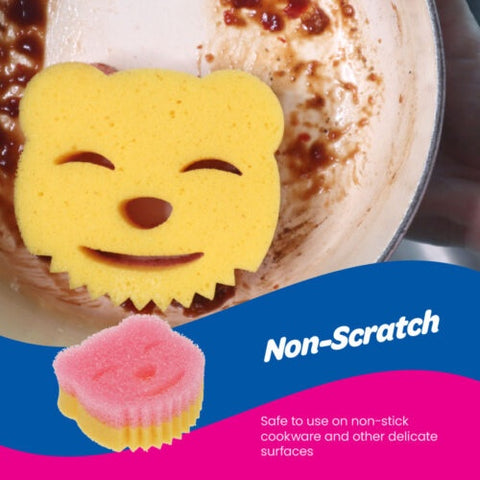 Scrubtastic Scrub & Wipe Sponge DUO 2 Pack
