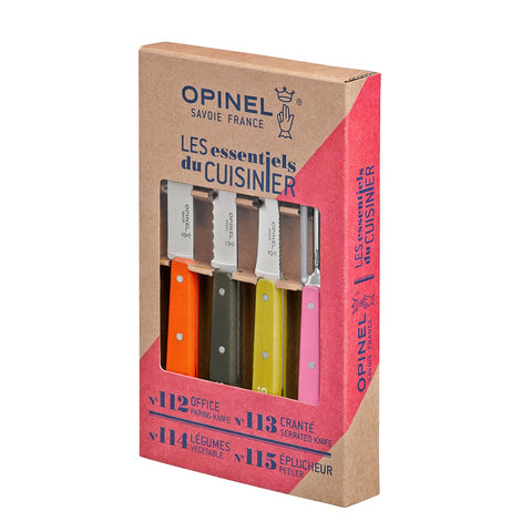 Les Essentiels 50'S Stainless Steel Kitchen Knife Set (#112, #113, #114, #115)