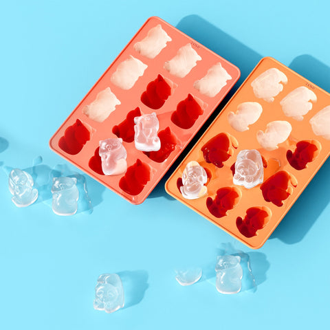 Cat & Dog Ice Trays Set of 2