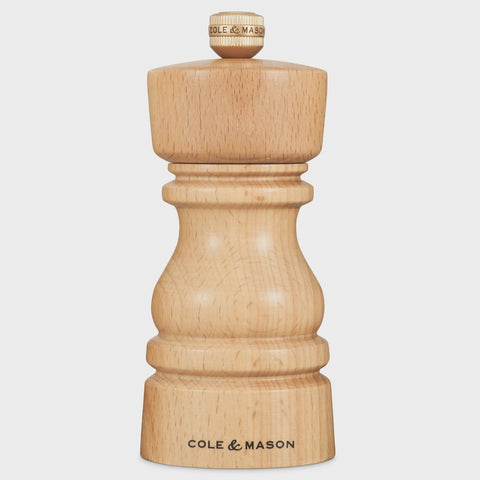 London Natural Beech Pepper Mill - 13cm