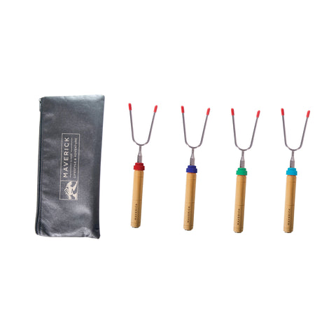 Twist & Turn Telescopic Marshmallow Forks