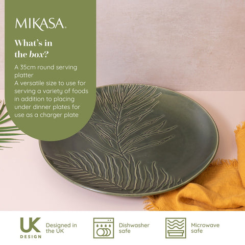 Jardin Round Serving Platter 35cm