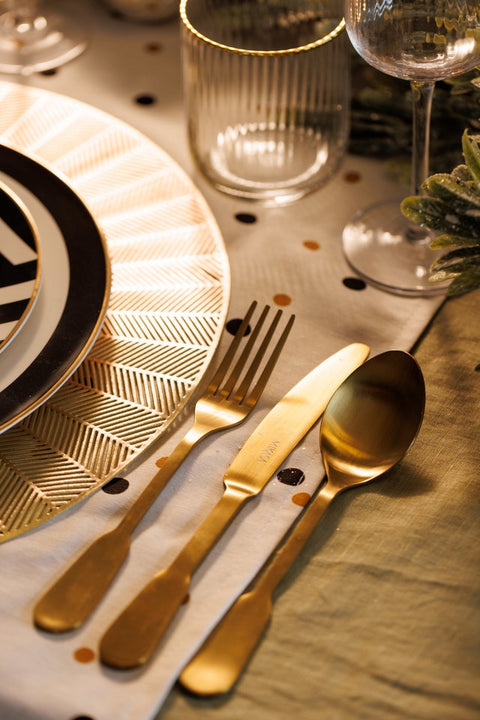 Soho Gold 16pc Cutlery Set