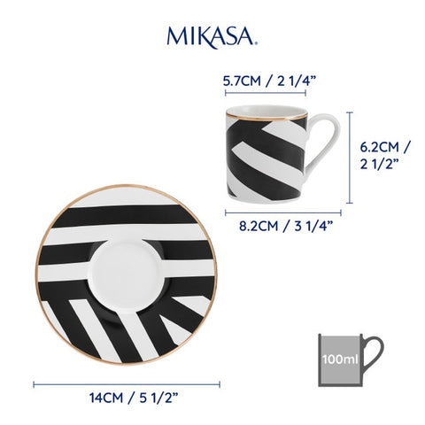 Luxe Deco Geo Espresso 100ml 2pc Set