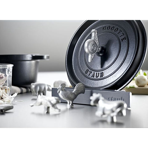 STUNS10 Knob snail stainless steel