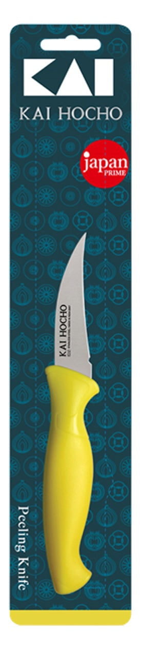 Hocho Yellow Peeling Knife 6.4Cm