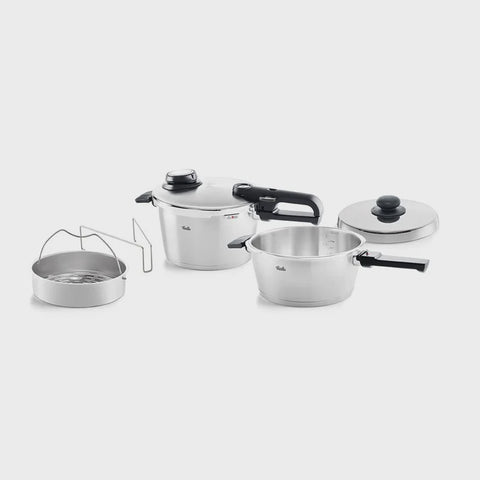 Vitavit® Premium - Set of Pressure Skillet, 3.5L + Pressure Cooker, 4.5L