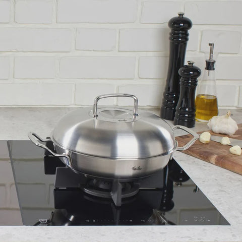 Original-Profi Collection® Serving Pan with Novogrill® and High Dome Lid 28cm