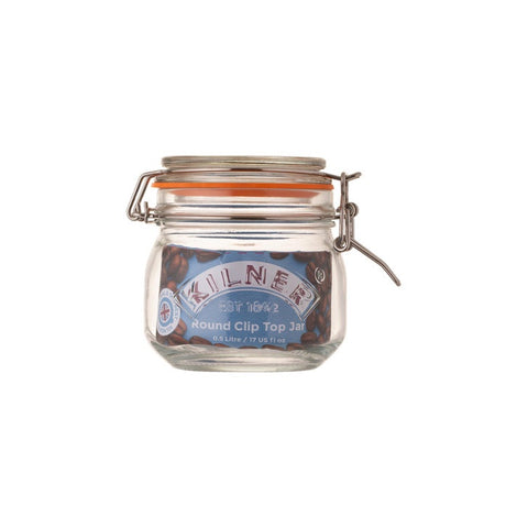 Round Clip Top Jar 500ml
