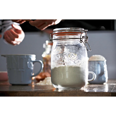 Round Clip Top Jar 1 Litre