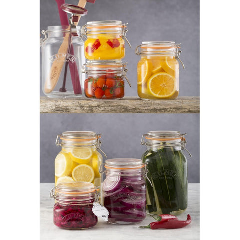 Square Clip Top Jar 500ml