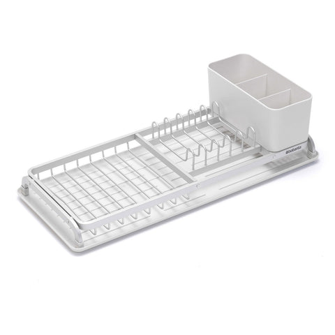 Compact Dish Drying Rack - Light Gray