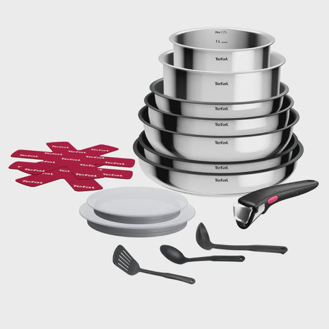 Tefal Ingenio Cook Eat Induction Non-Stick 15 Piece Set + Accessories