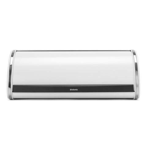 Bread Bin Roll Top Large White