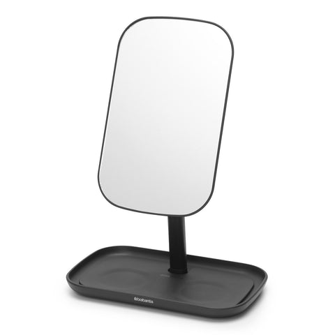 Mirror with Storage Tray White