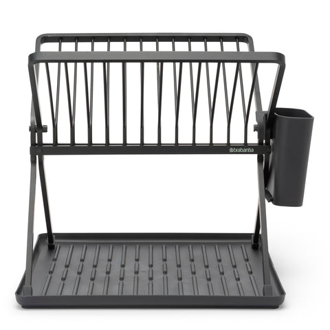 Compact Dish Drying Rack - Dark Grey