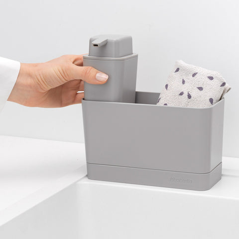Sink Organiser Set, Sink Organiser And Soap Dispenser